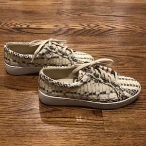 Michael Kors Snake-Embossed Sneakers